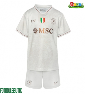 SSC Napoli Bortaställ Barn 2025-26 Kortärmad (+ Korta byxor)